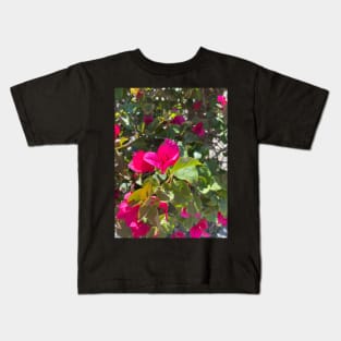 Fuchsia Bougainvillea Kids T-Shirt